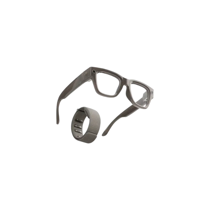 Meta x Ray-Ban Display & Neural Band AI Glasses - Shiny Sand (Large Frame)