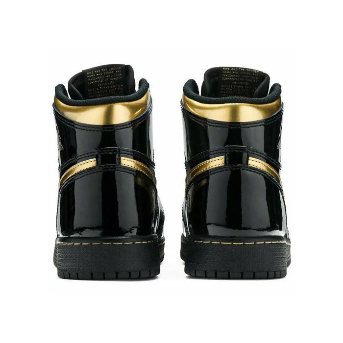 Air Jordan 1 High Black Metallic Gold