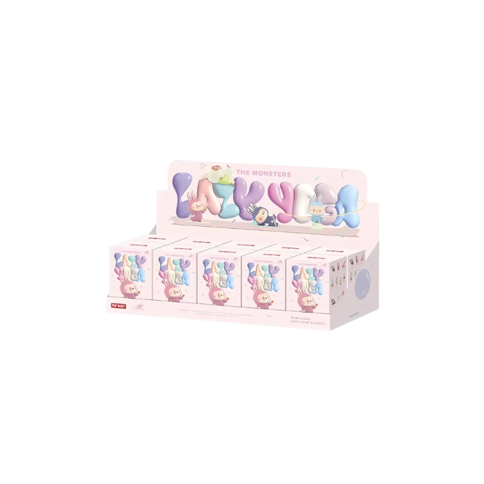 Pop Mart Labubu The Monsters Lazy Yoga Series Figures Sealed Case (10 Blind Boxes)