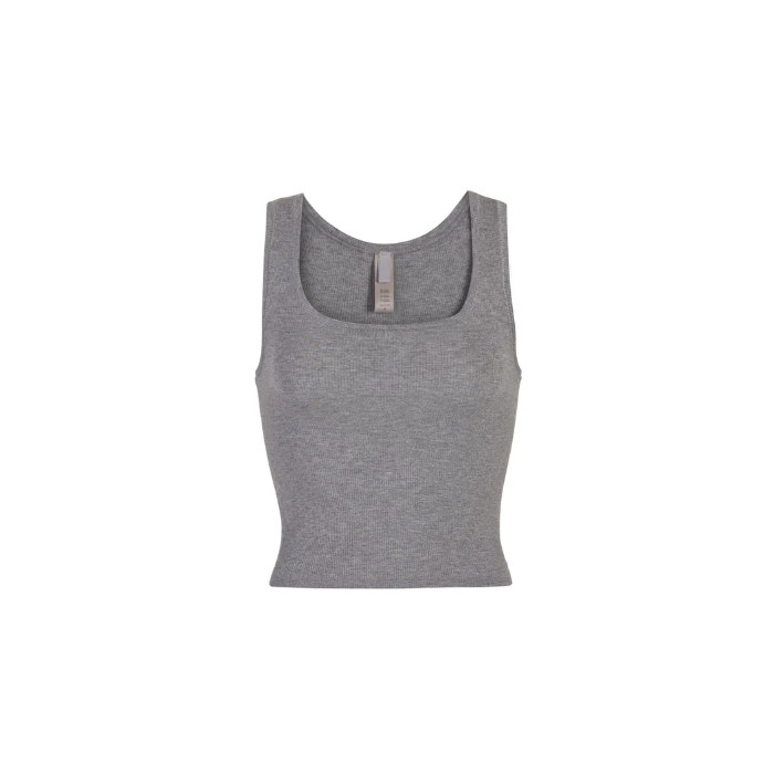 Skims Soft Lounge Tank Heather Grey