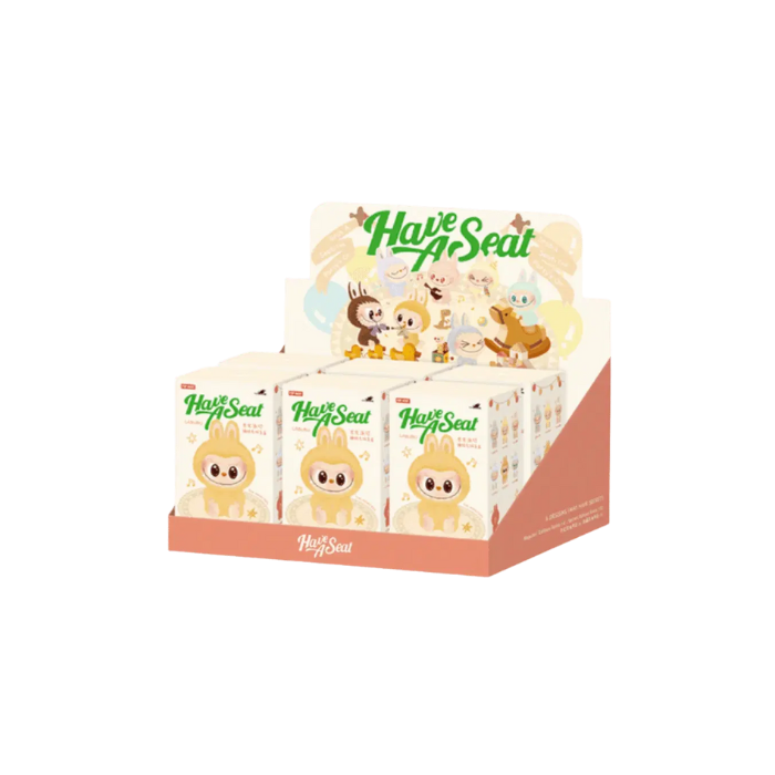 Pop Mart Labubu The Monsters Have a Seat Vinyl Plush Sealed Case (6 Blind Boxes)