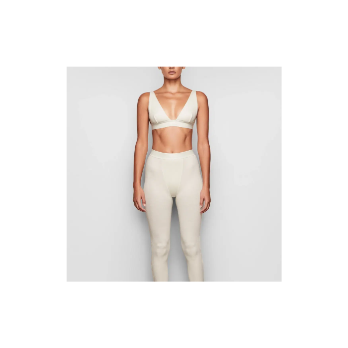 Skims Cotton Rib Legging Bone