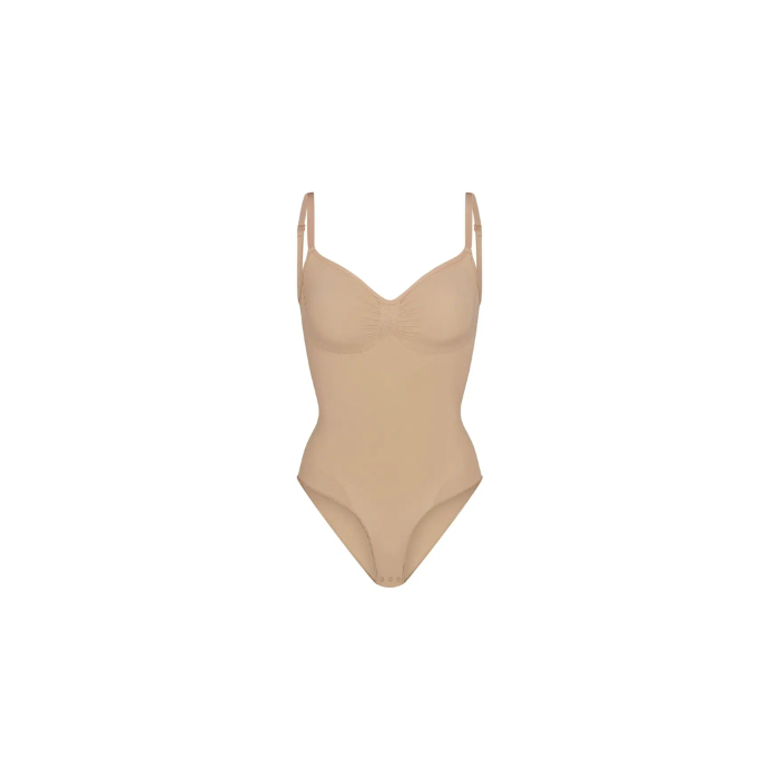 Skims Seamless Sculpt Brief Bodysuit Clay