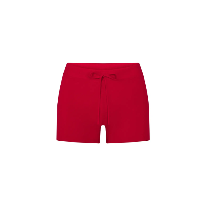Skims Cotton Jersey Short Sugar Cranberry