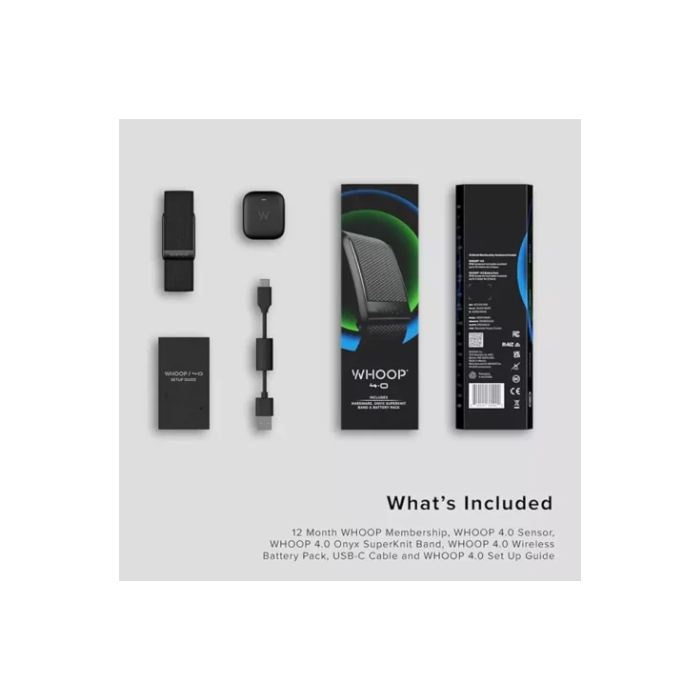 Whoop 4.0 Niagara with Platinum Superknit Band