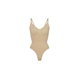 Skims Seamless Sculpt Thong Bodysuit Clay