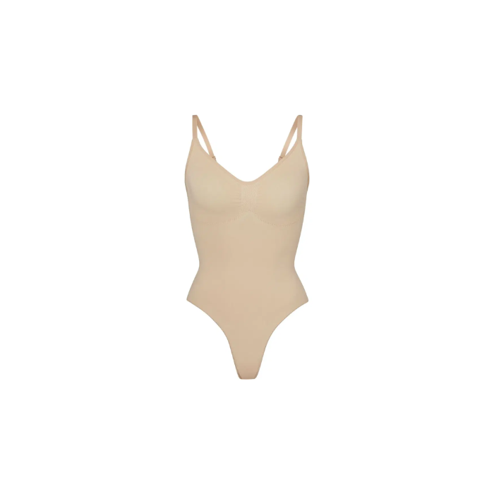 Skims Seamless Sculpt Thong Bodysuit Mica