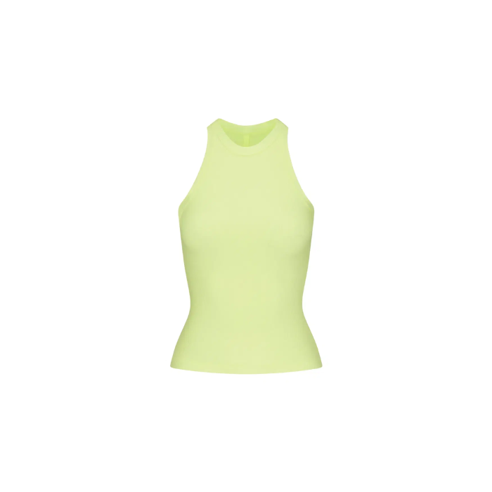 Skims Soft Lounge High Neck Tank Lemonade