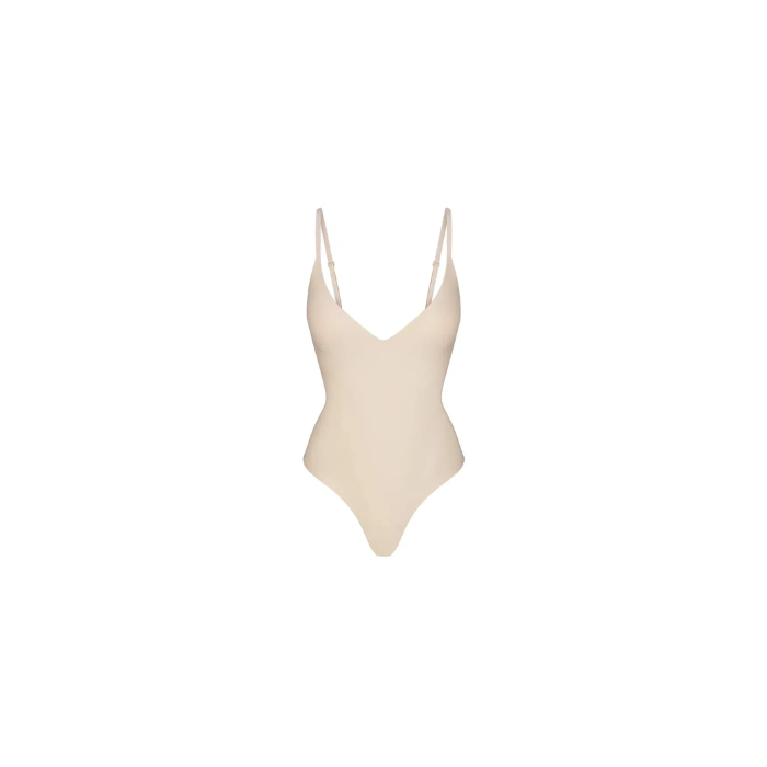 Skims Body Push-Up Thongs Bodysuit Sand