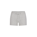 Skims Cotton Jersey Short Light Heather Grey