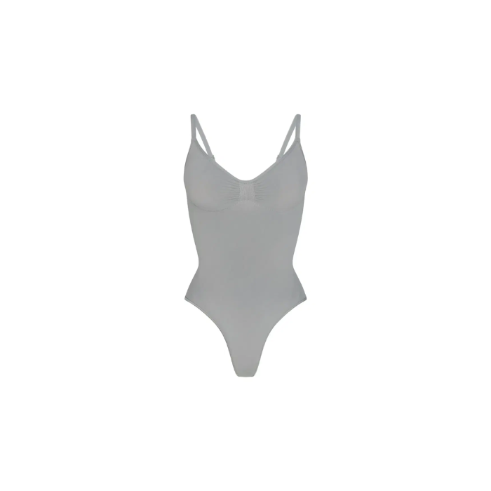 Skims Seamless Sculpt Thong Bodysuit Pacific