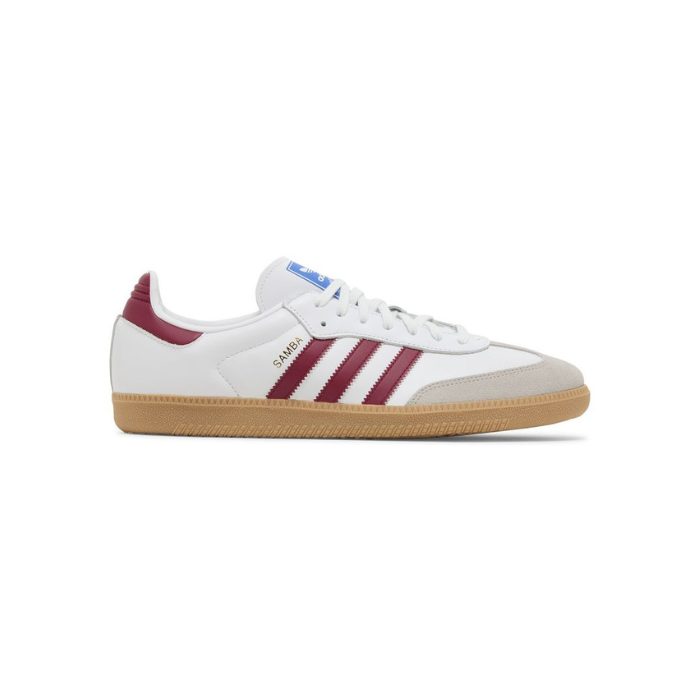Adidas Samba OG 'White Burgundy Gum' (Instant Ship)