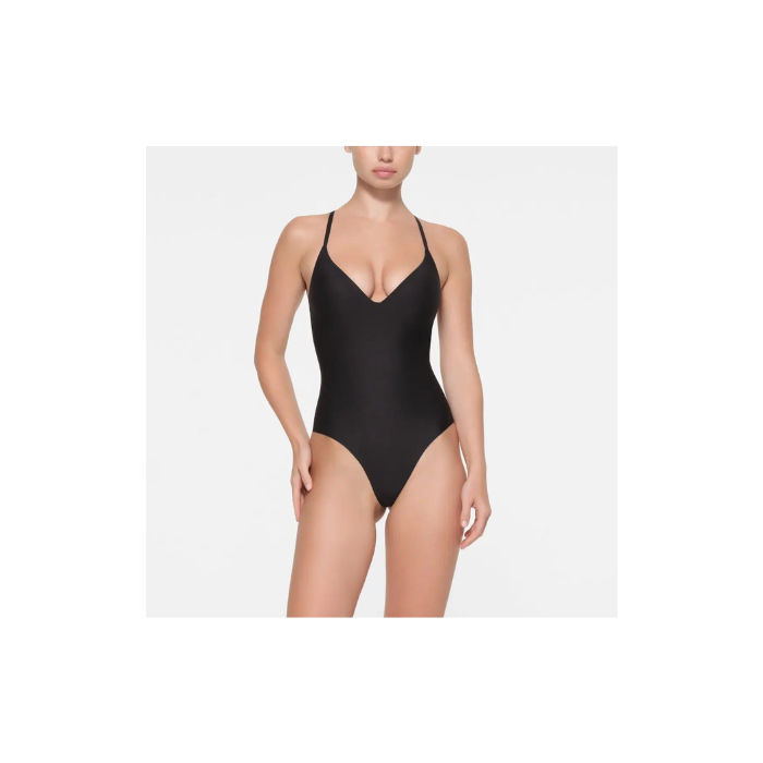 Skims Body Push-Up Thongs Bodysuit Onyx
