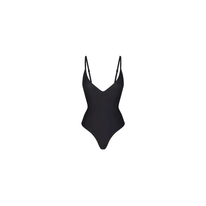 Skims Body Push-Up Thongs Bodysuit Onyx