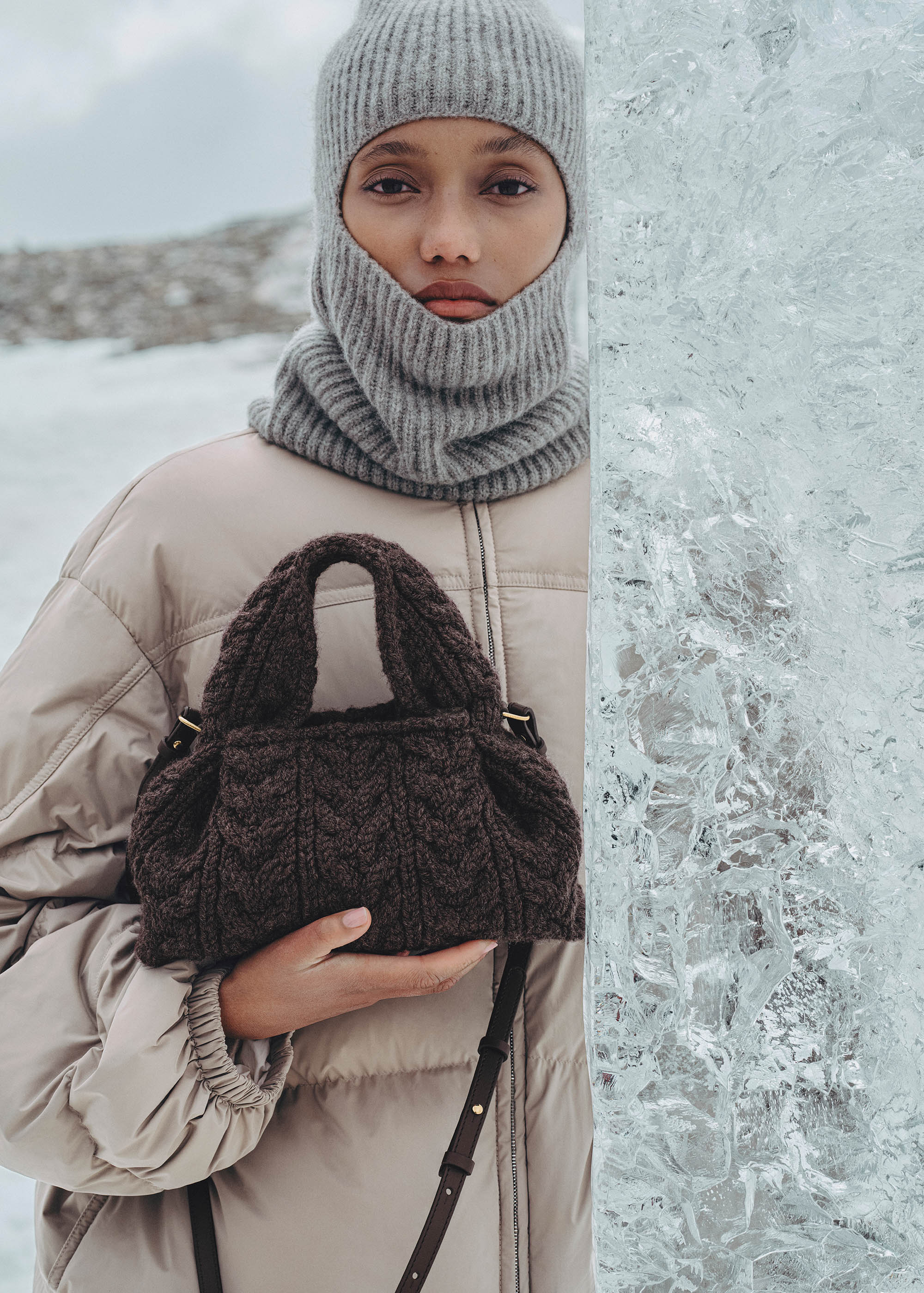 Polene Numero Neuf Mini Merino Ebony