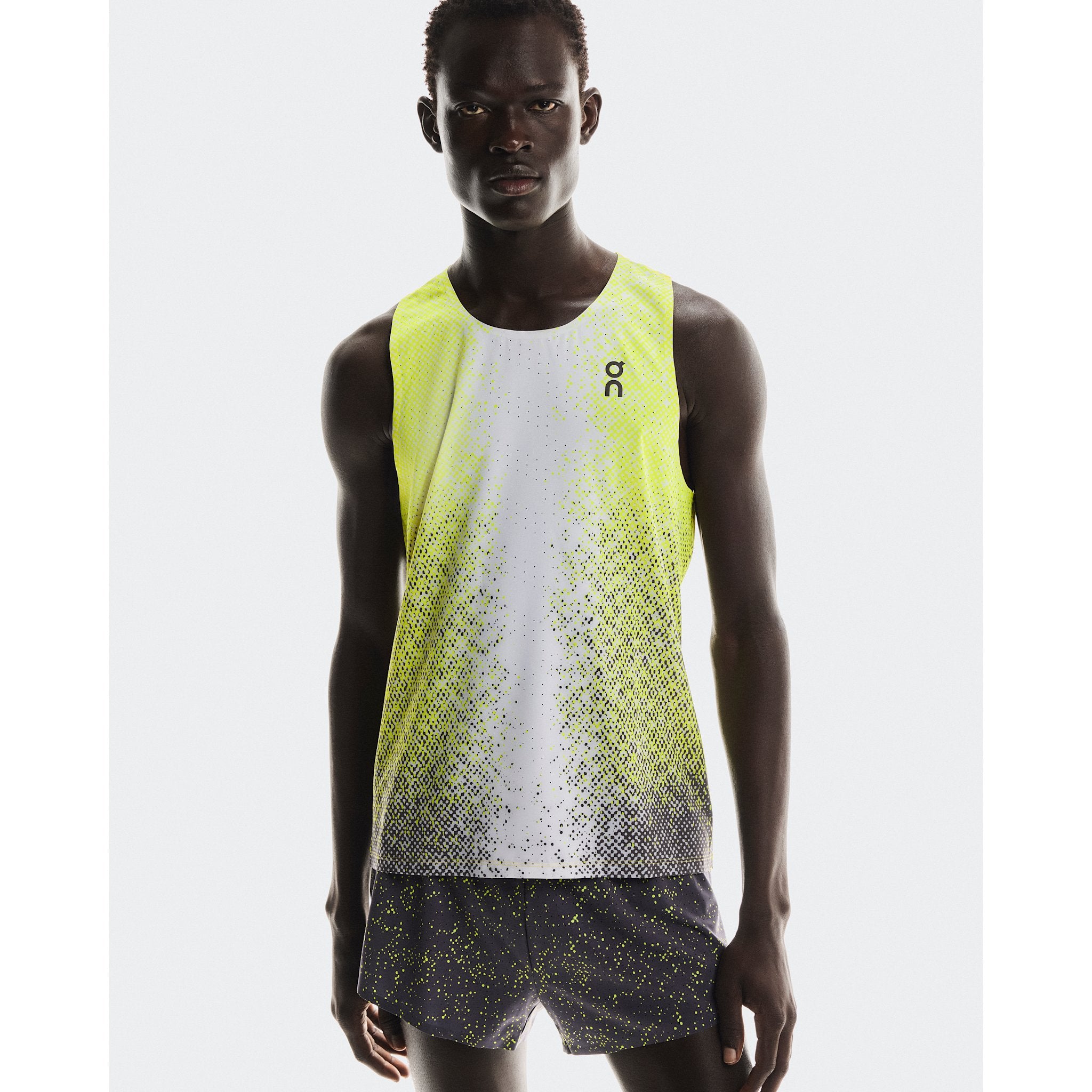 On Race Singlet Lime