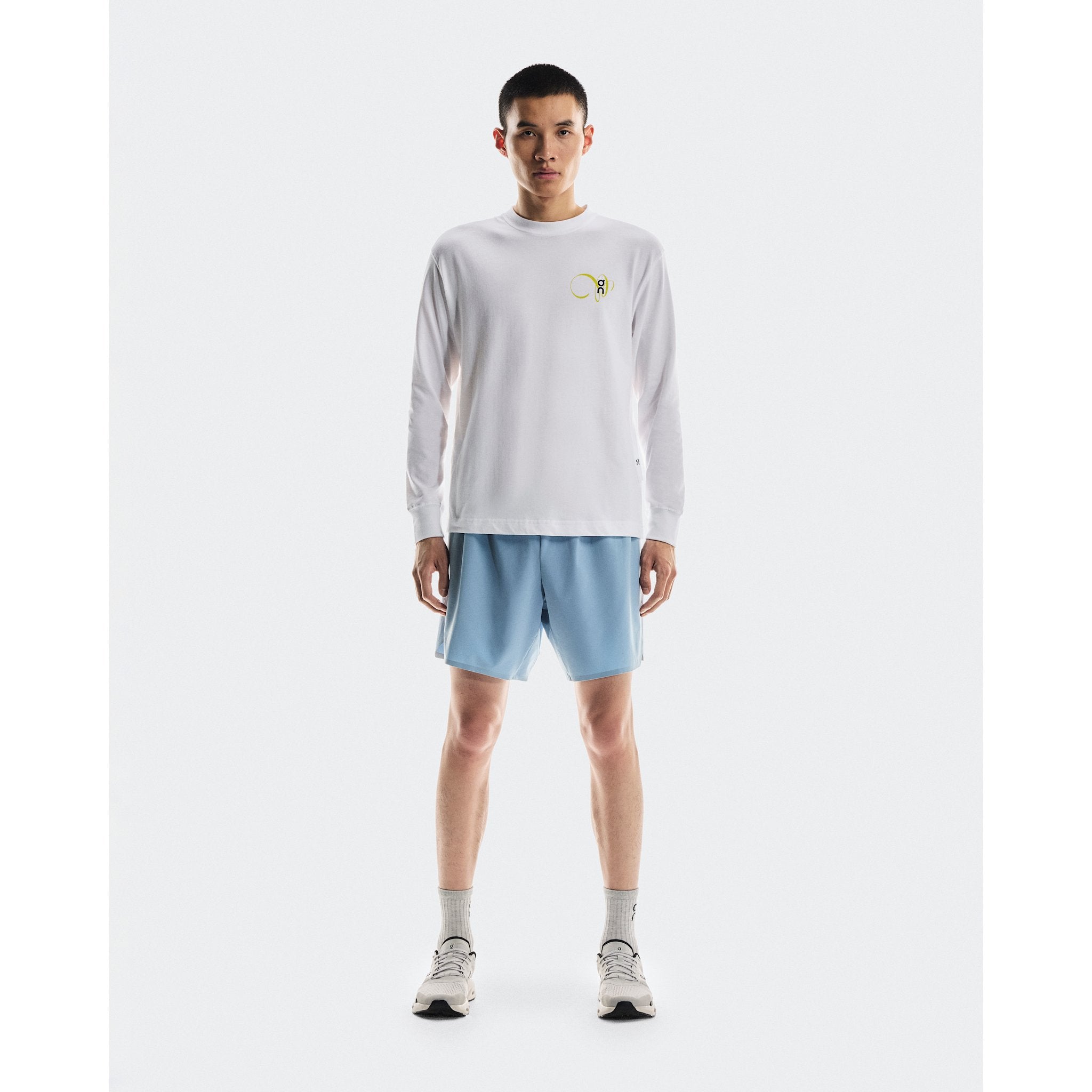 On Club Long-T Graphic White
