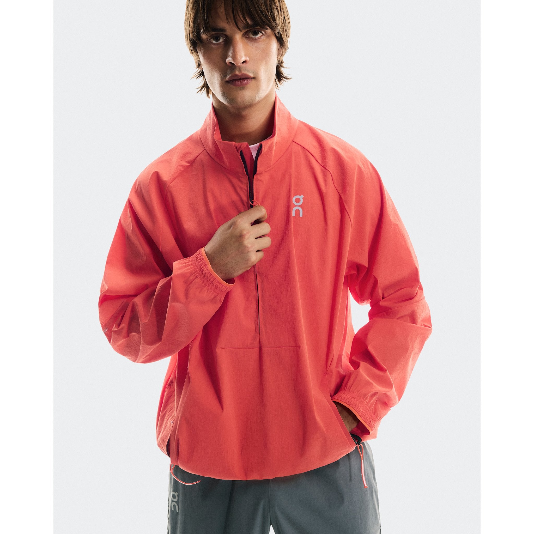 On All-Day 1/2 Zip Jacket Coral