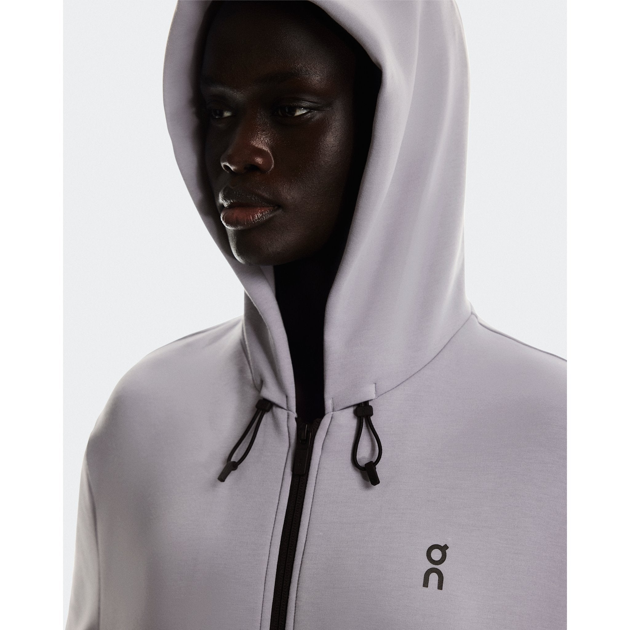 On Focus Tech Zip Hoodie Lilac