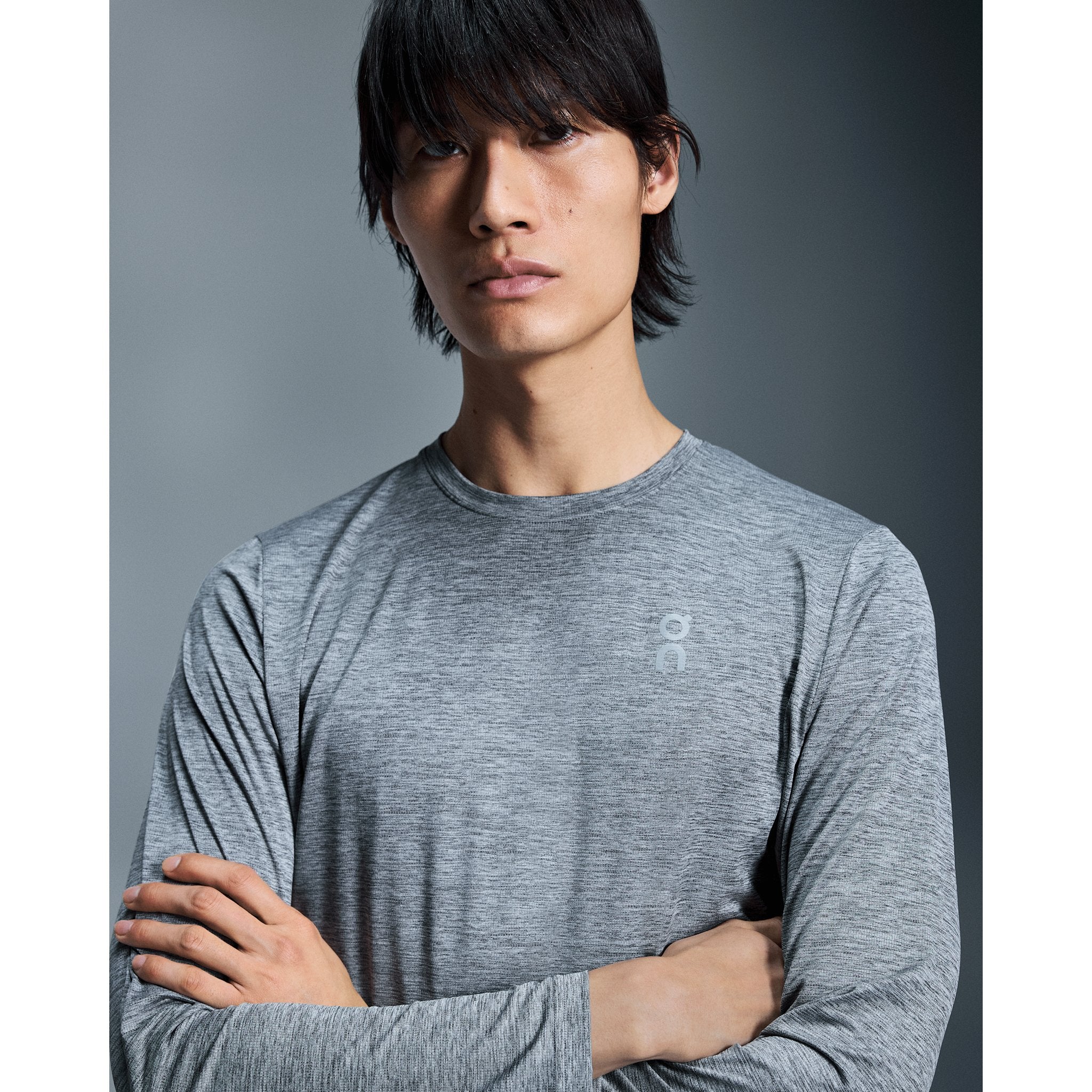 On Core Long-T Heather Gray