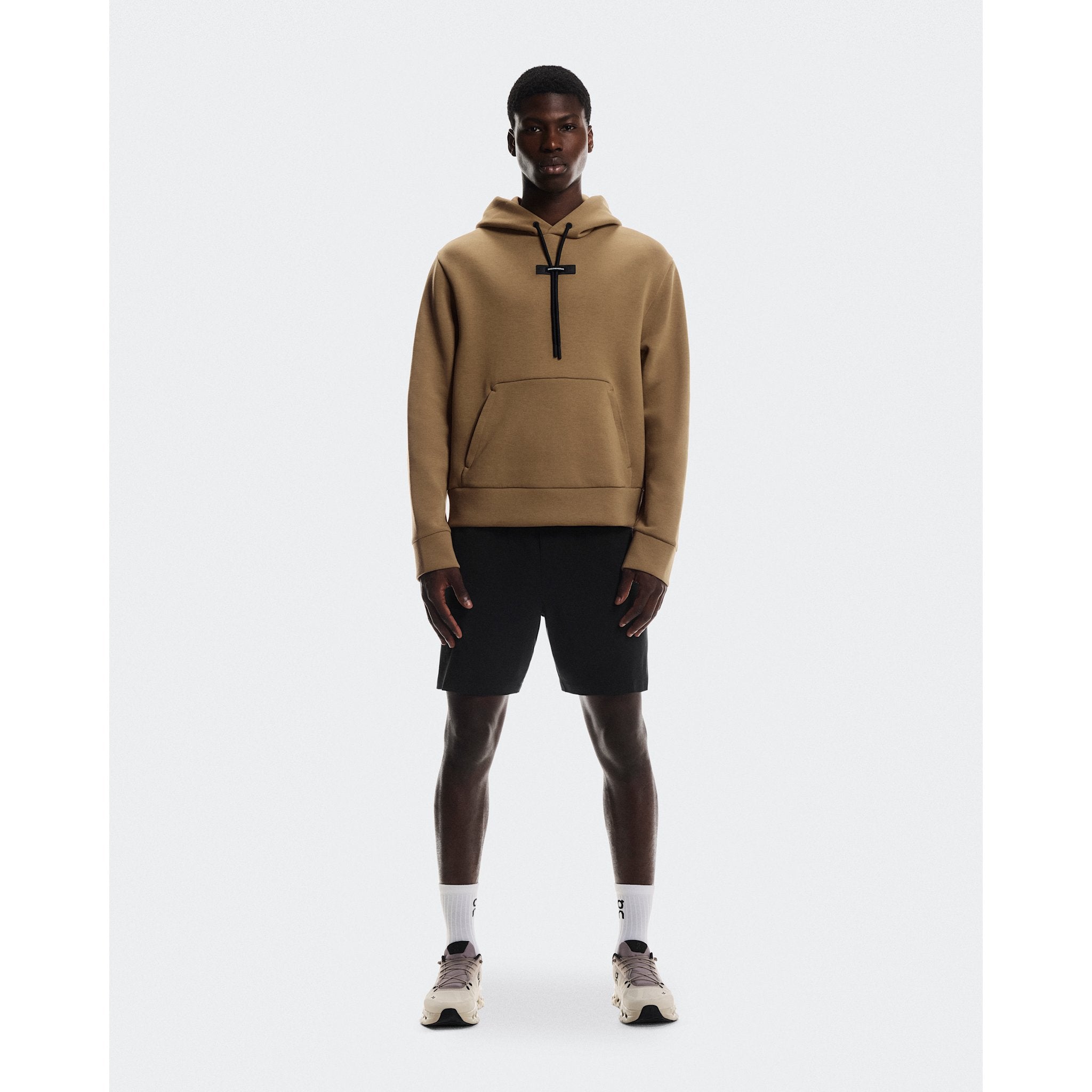 On Focus Tech Hoodie Nutmeg