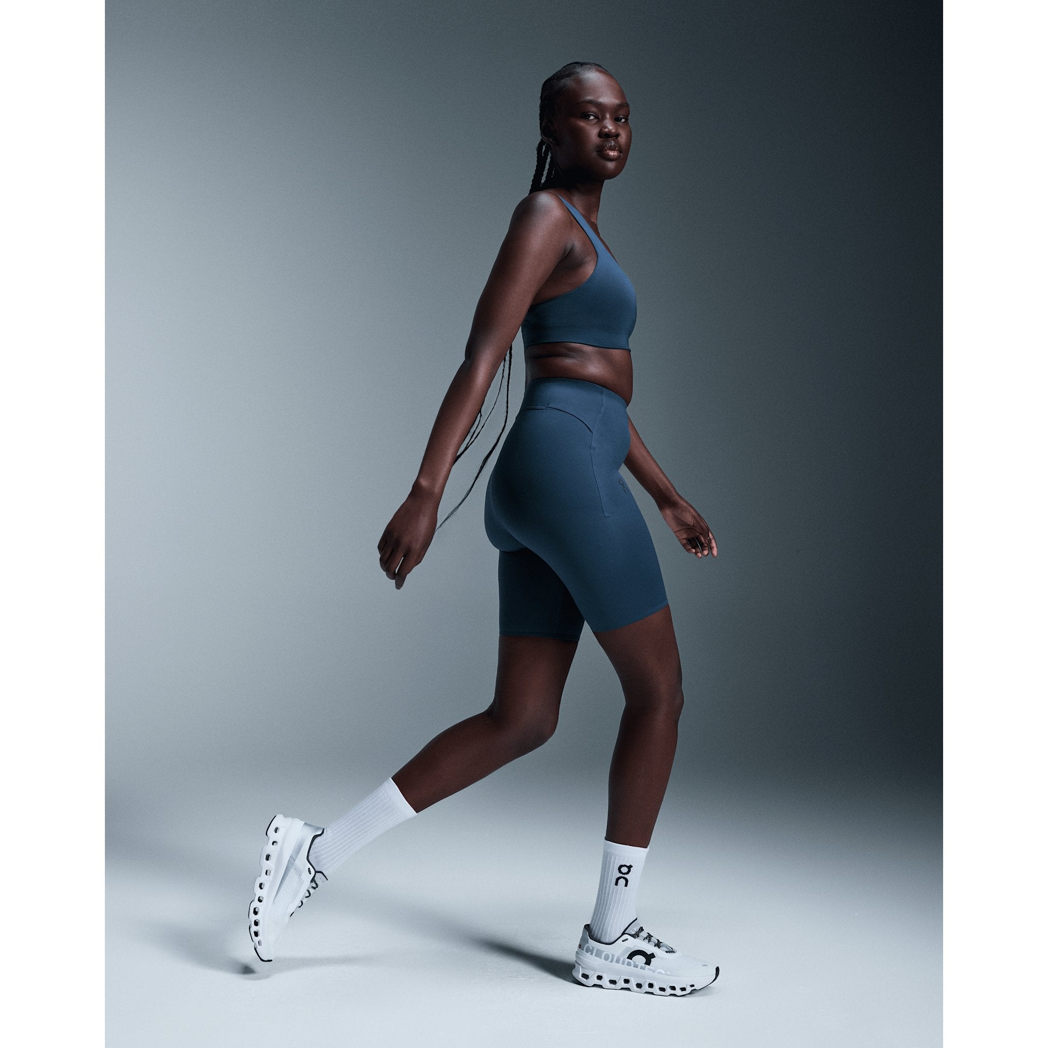 On Active 1/2 Tights Denim