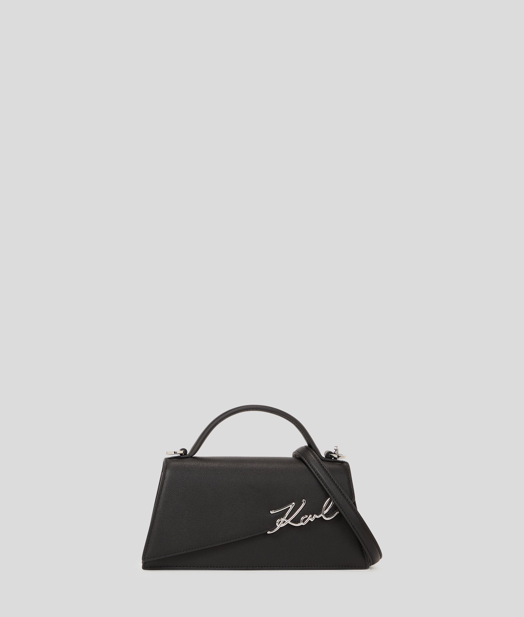 KarlLagerfeld Ksignature Slim Crossbody Bag Black/Nickel