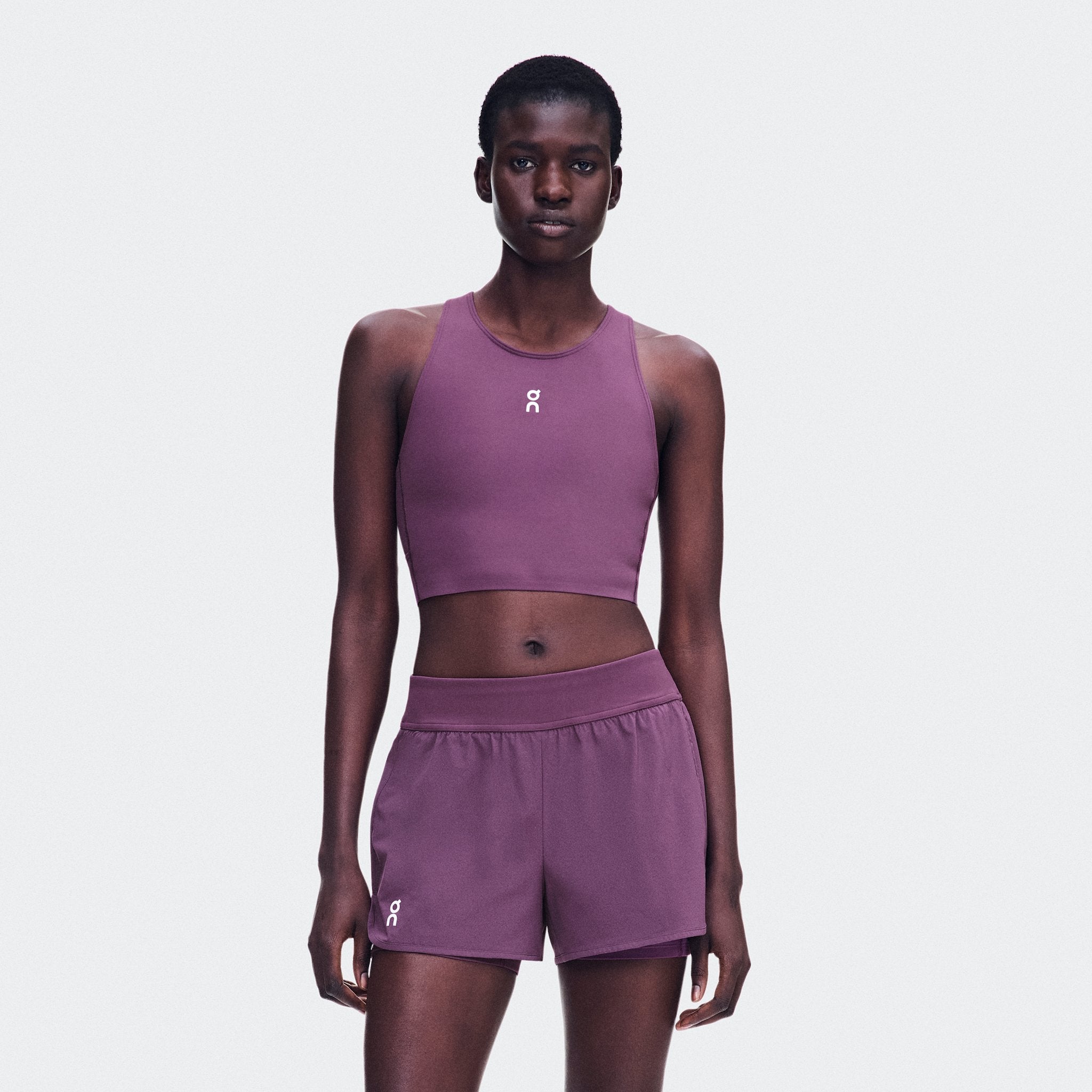 On Court Crop Top Black