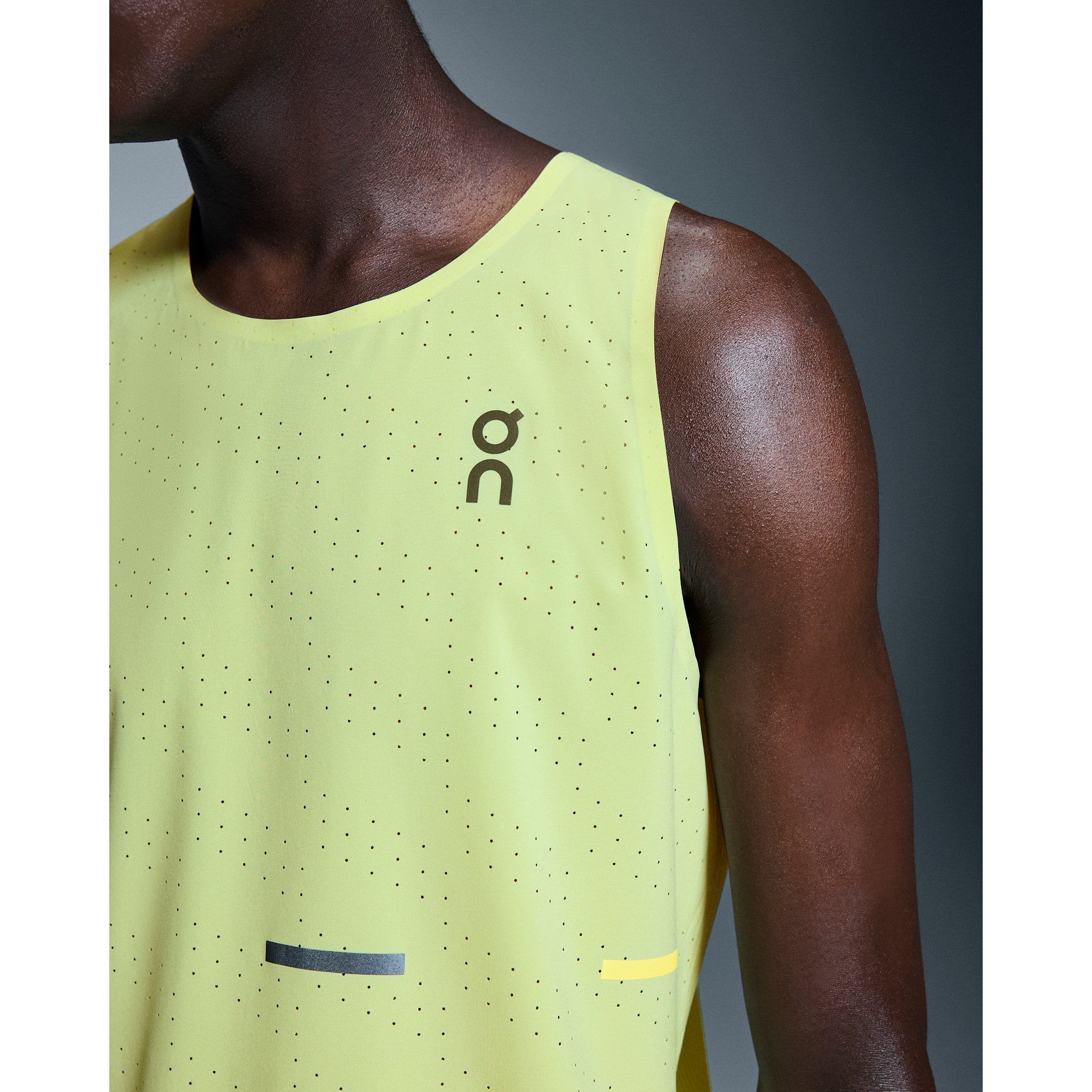 On Race Singlet Limelight