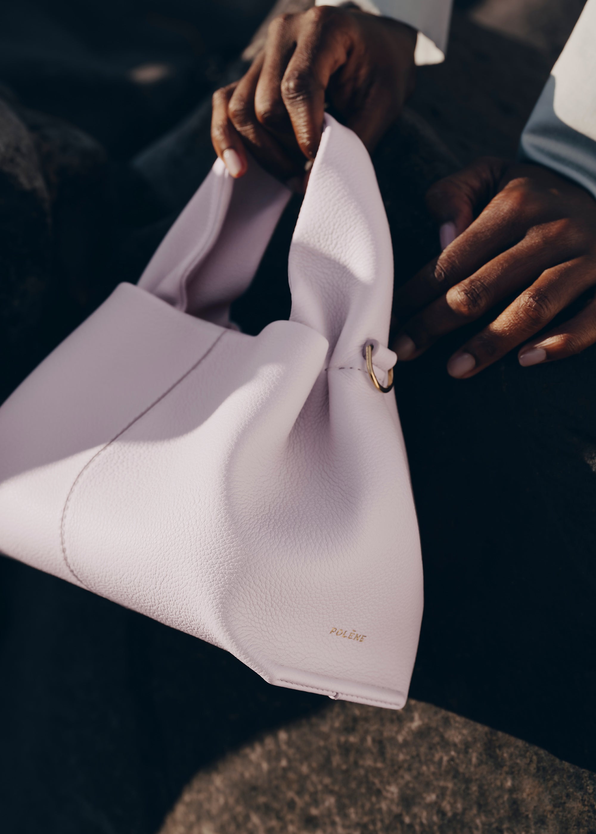 Polene Numero Neuf Mini Textured Wisteria