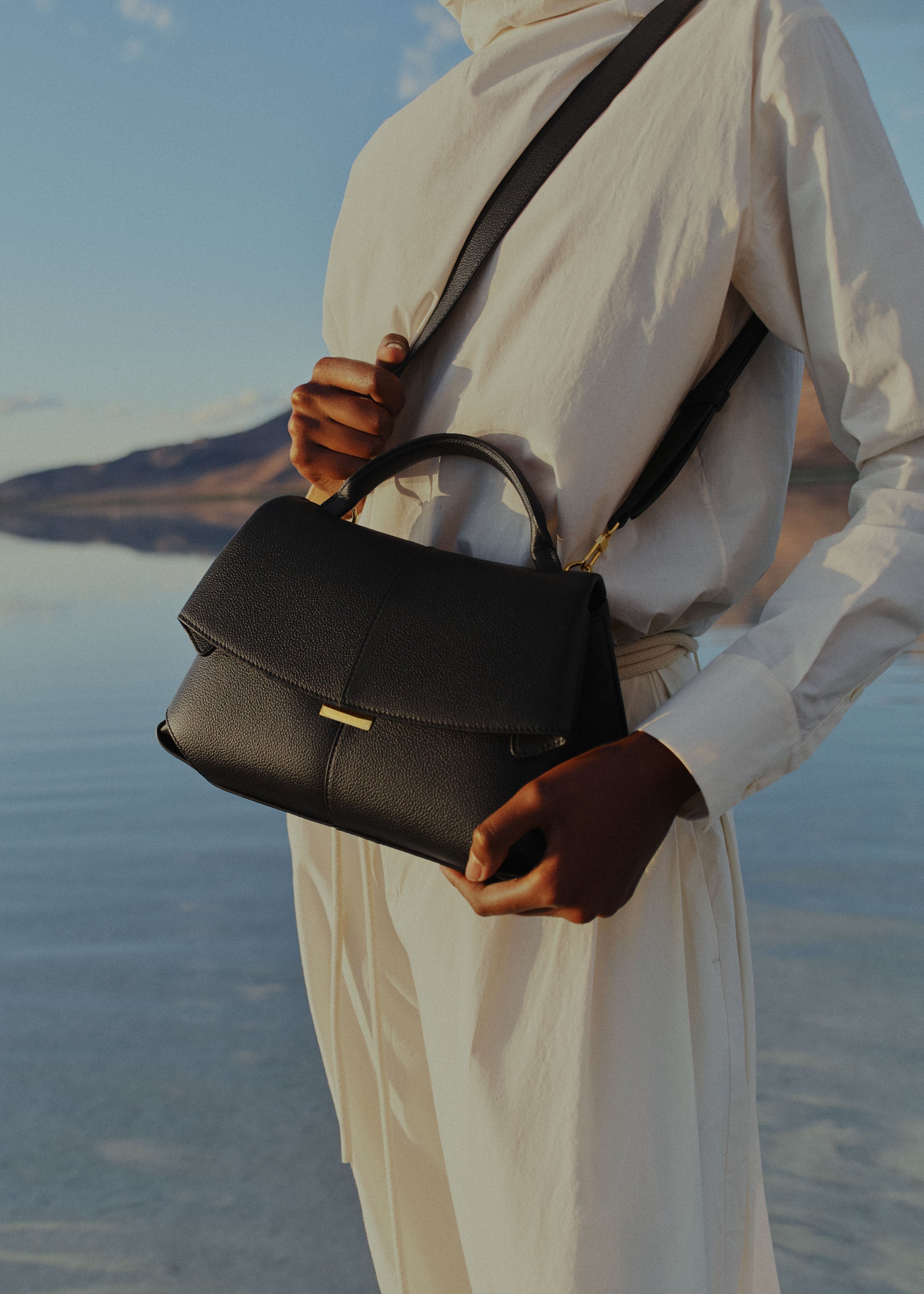 Polene Mokki Mini Textured Black