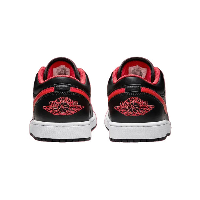 Air Jordan 1 Low "Black Fire Red White / White Toe"