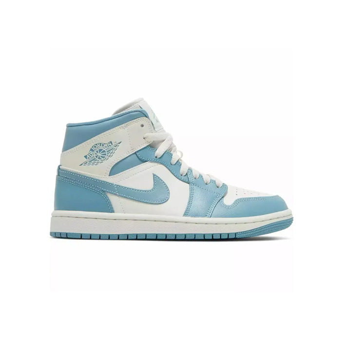 Air Jordan 1 Mid 'University Blue / UNC White' (Instant Ship)