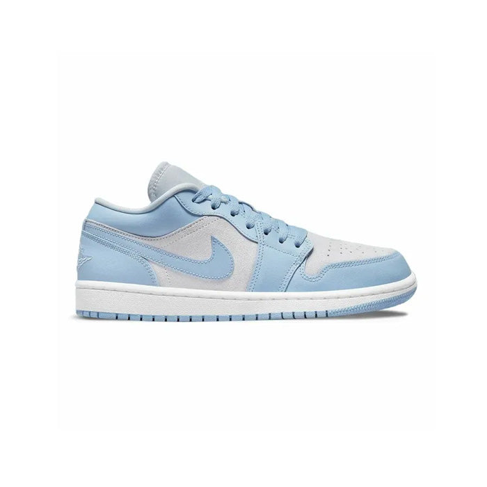 Women's Air Jordan 1 Low 'Football Grey / Aluminium Blue' (Instant Ship)
