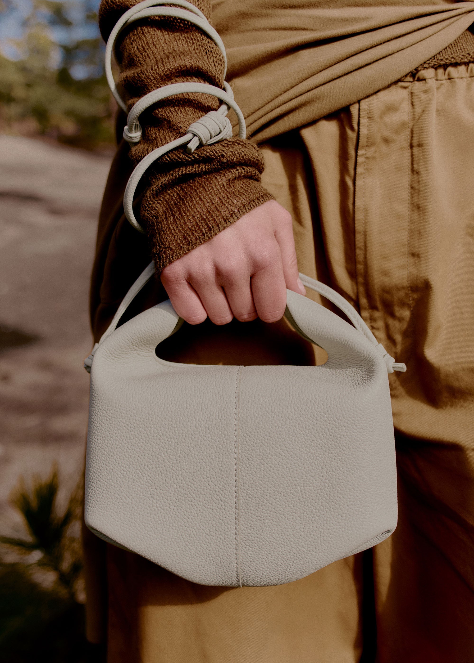 Polene Beri Textured Chalk