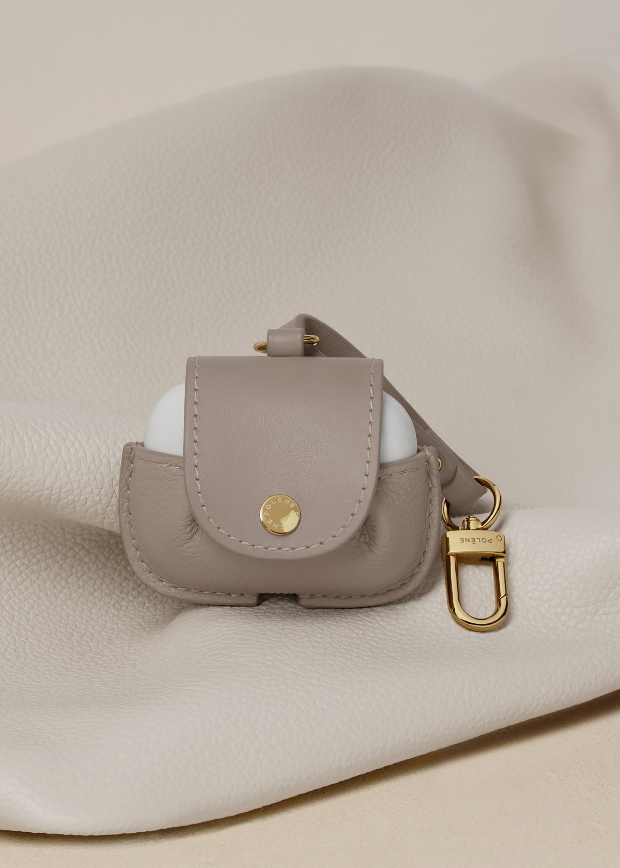 Polene Airpods case - Duo Taupe