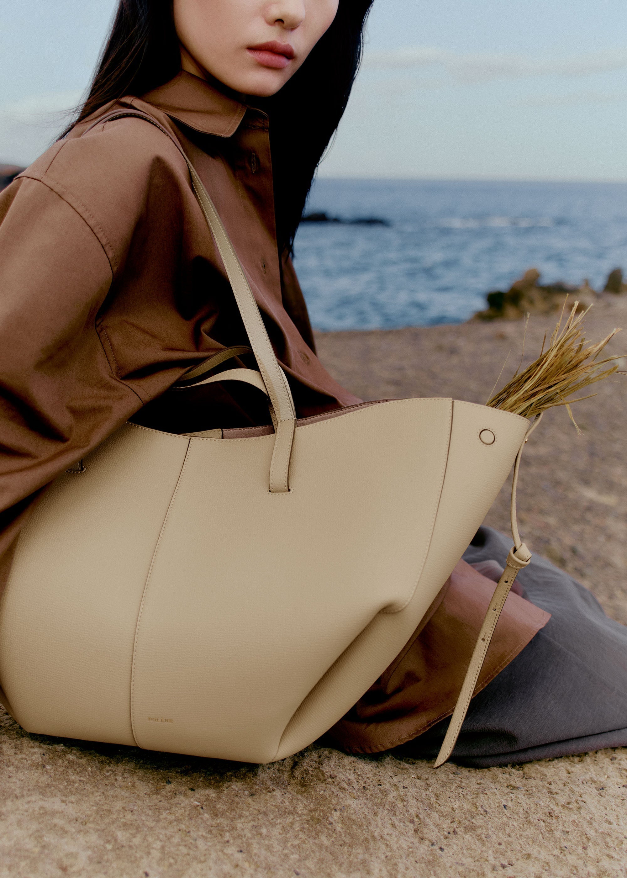 Polene Cyme Textured Sand