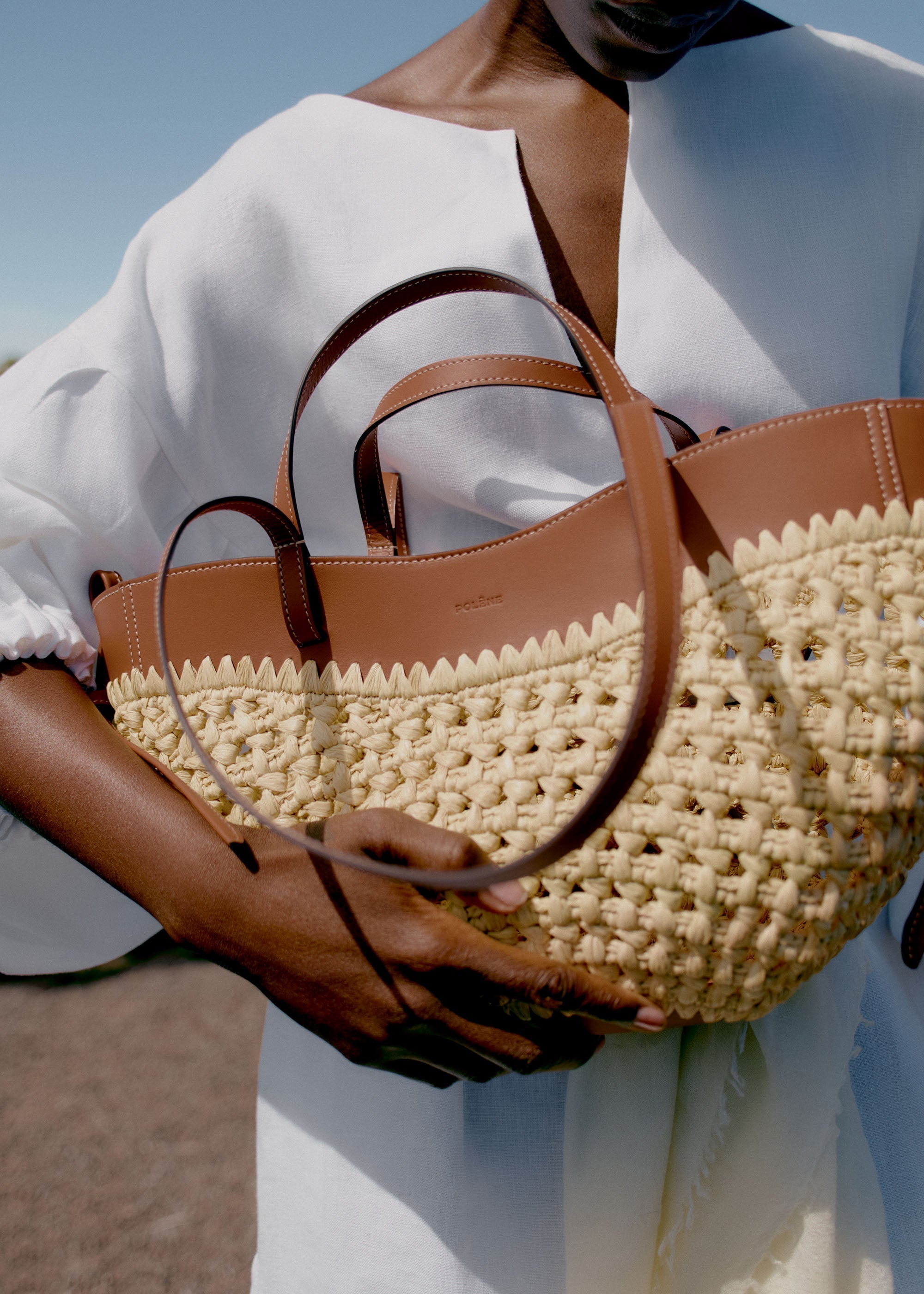 Polene Cyme Mini Raffia