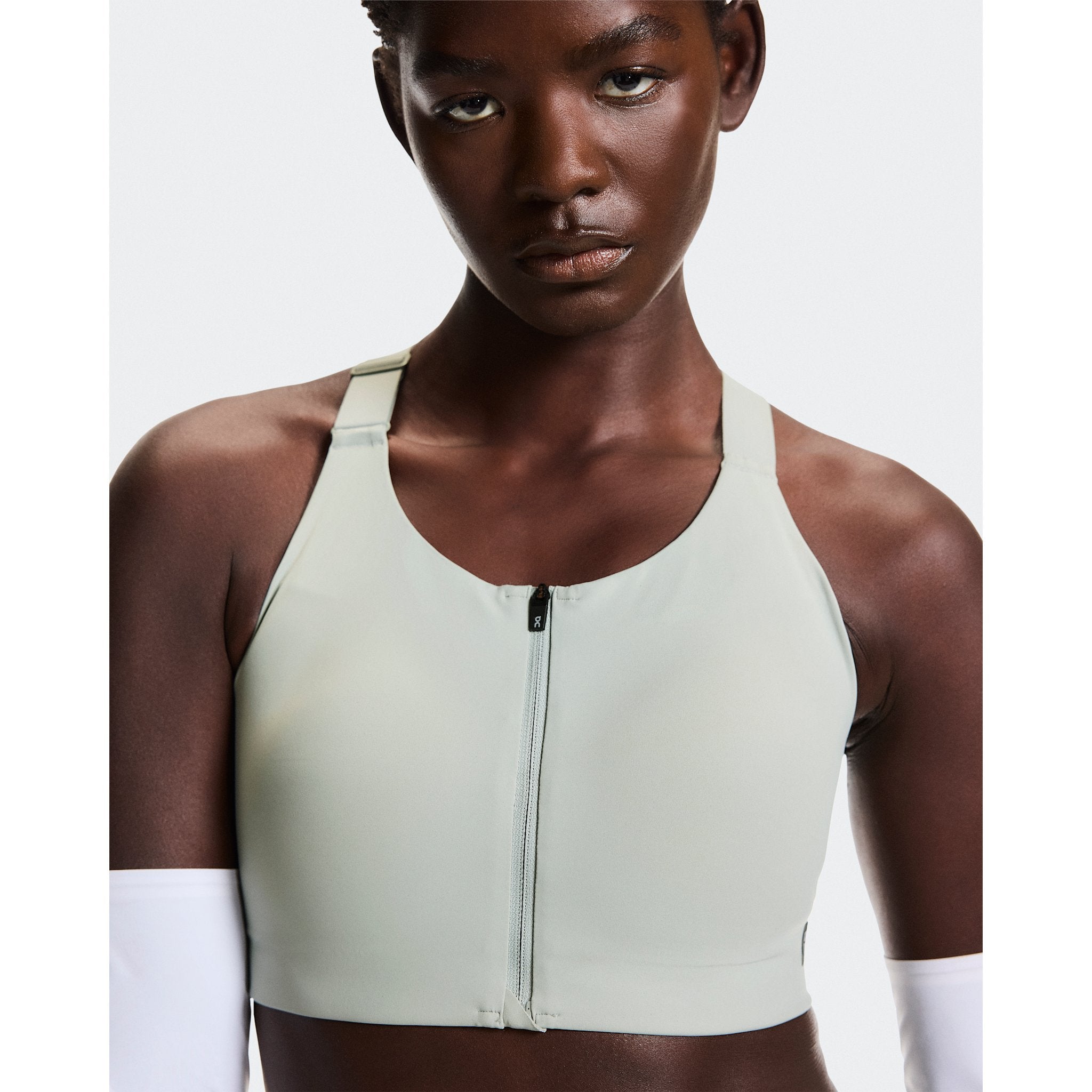 On Endurance Bra Zip Tin