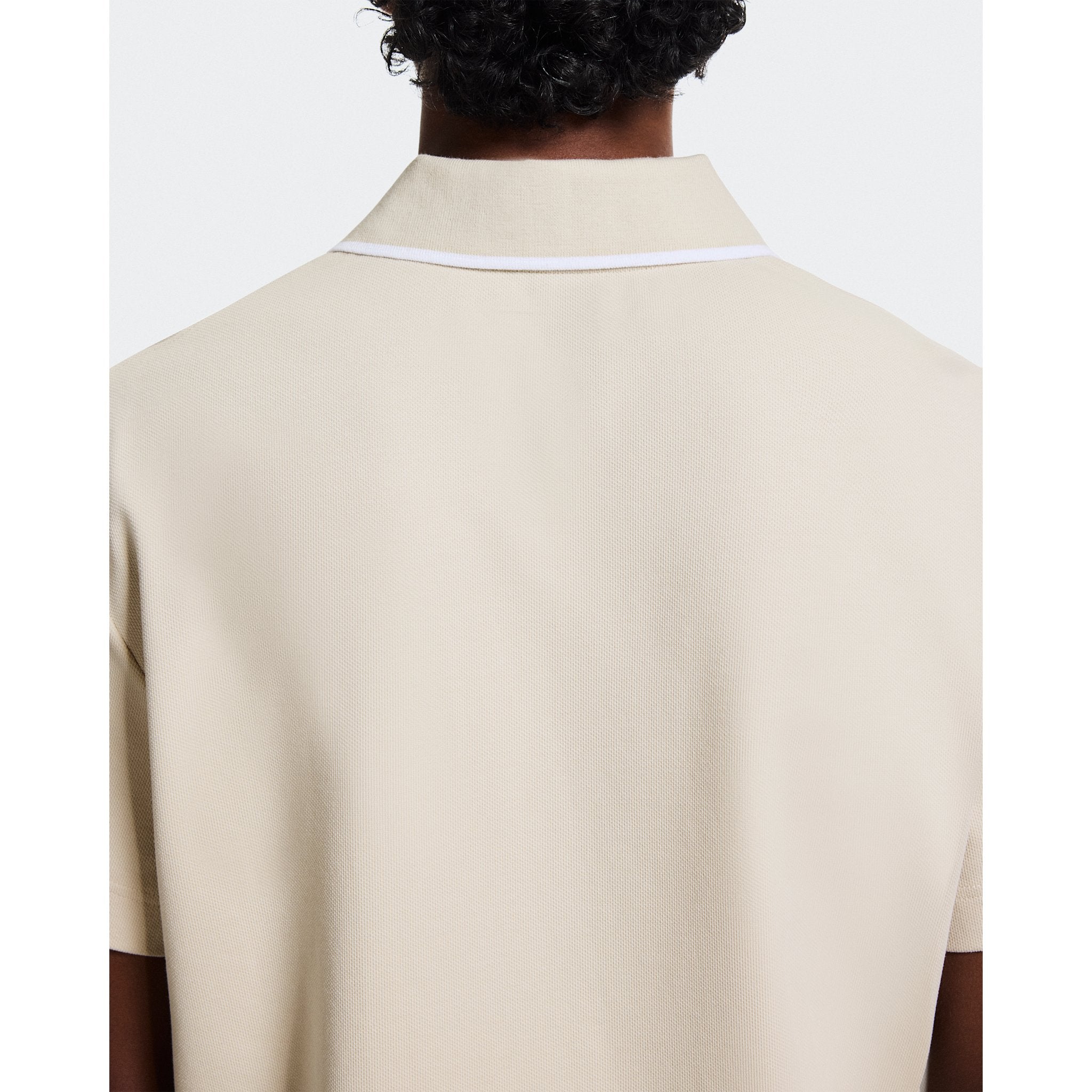 On Courtside Polo Sand | White