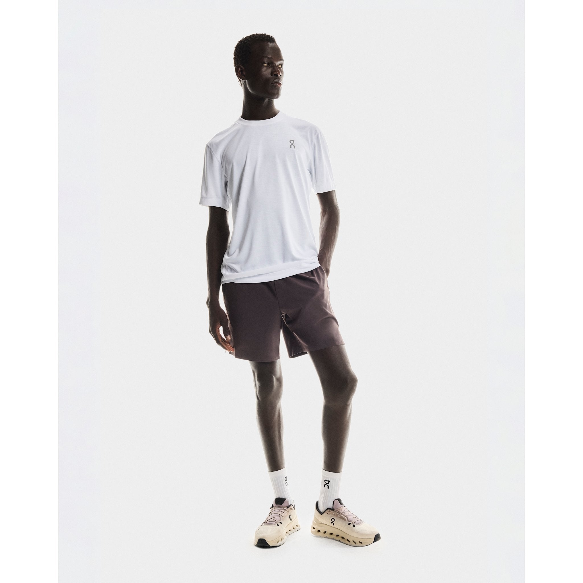 On Focus Shorts Pebble
