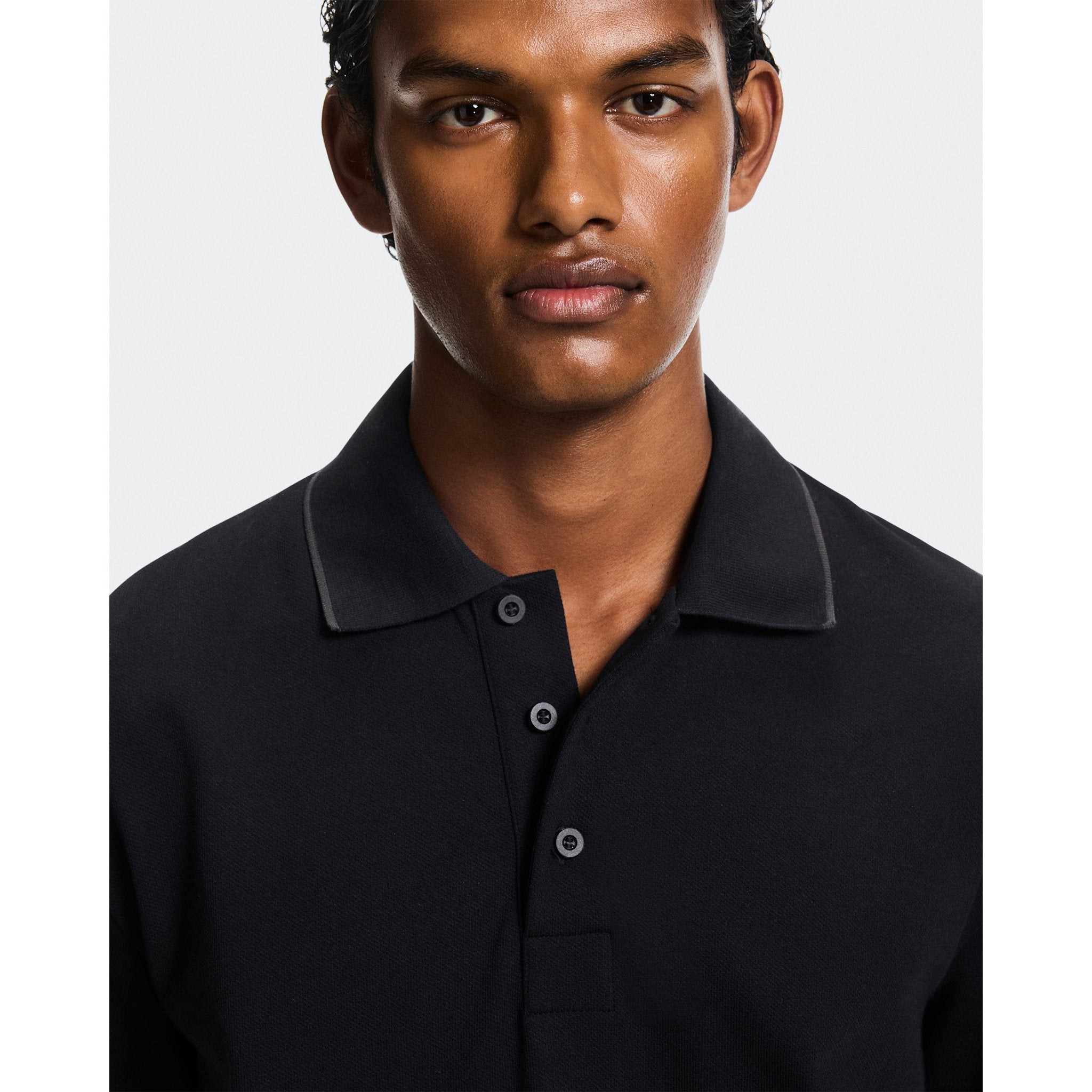 On Courtside Polo Black | Eclipse