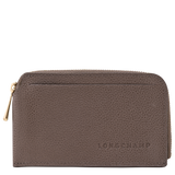Longchamp Le Foulonné Card holder Taupe