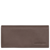 Longchamp Le Foulonné Long continental wallet Taupe