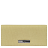 Longchamp Le Roseau Long continental wallet Pistachio