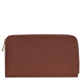 Longchamp Le Foulonné Pouch Coffee