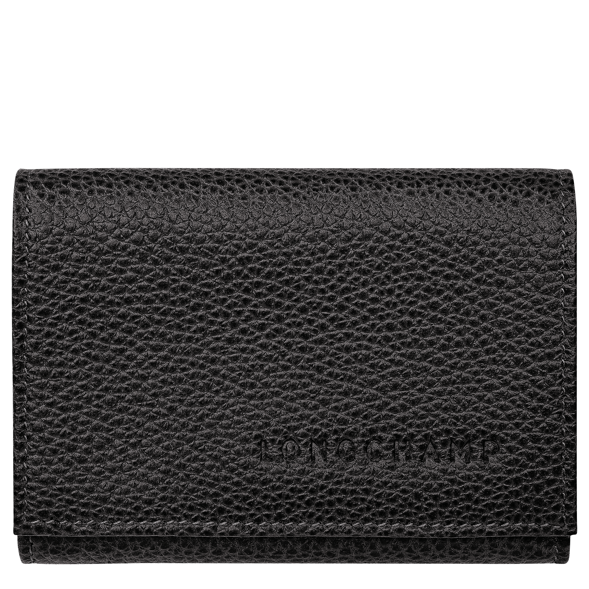 Longchamp Le Foulonné Compact wallet Black