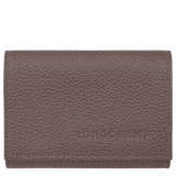 Longchamp Le Foulonné Compact wallet Taupe
