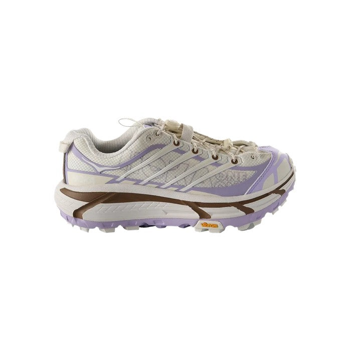 Hoka Mafate Three2 Wordmark 'Alabaster Iris Flower'