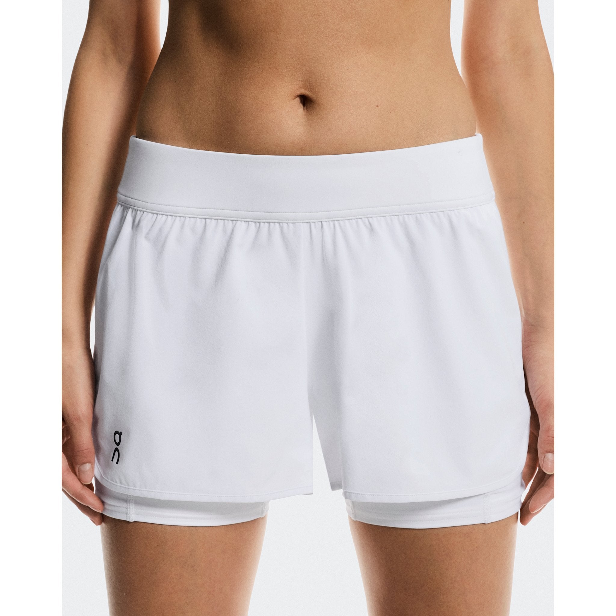 On 3" Court Shorts 2-in-1 White